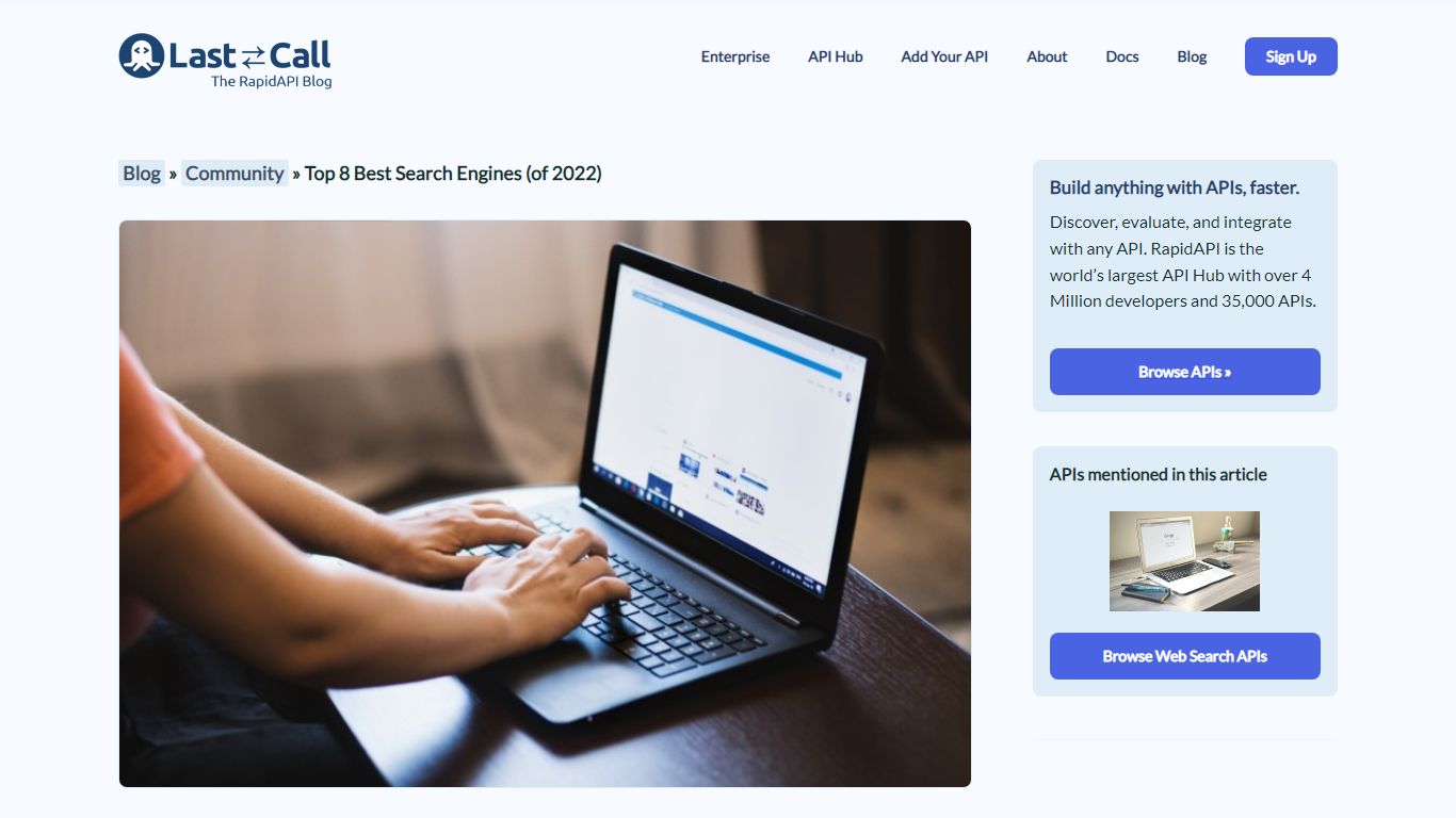 Top 8 Best Search Engines (of 2022) - RapidAPI